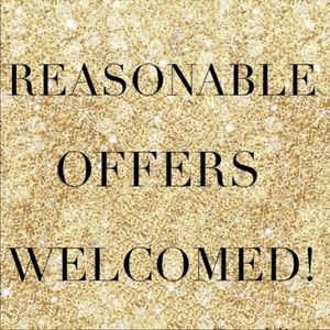 Negotiations allowed! Thanks!!